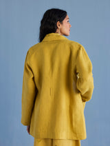 Nobu Signature Summer Linen Jacket - Ochre