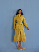 Nobu Signature Summer Linen Jacket - Ochre