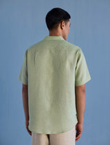 Kai Pintuck Linen Shirt - Mint