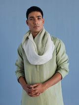 Jay Forever Linen Kurta - Mint