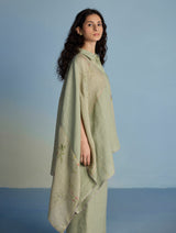 Osho Patchwork Kaftan Shirt - Mint