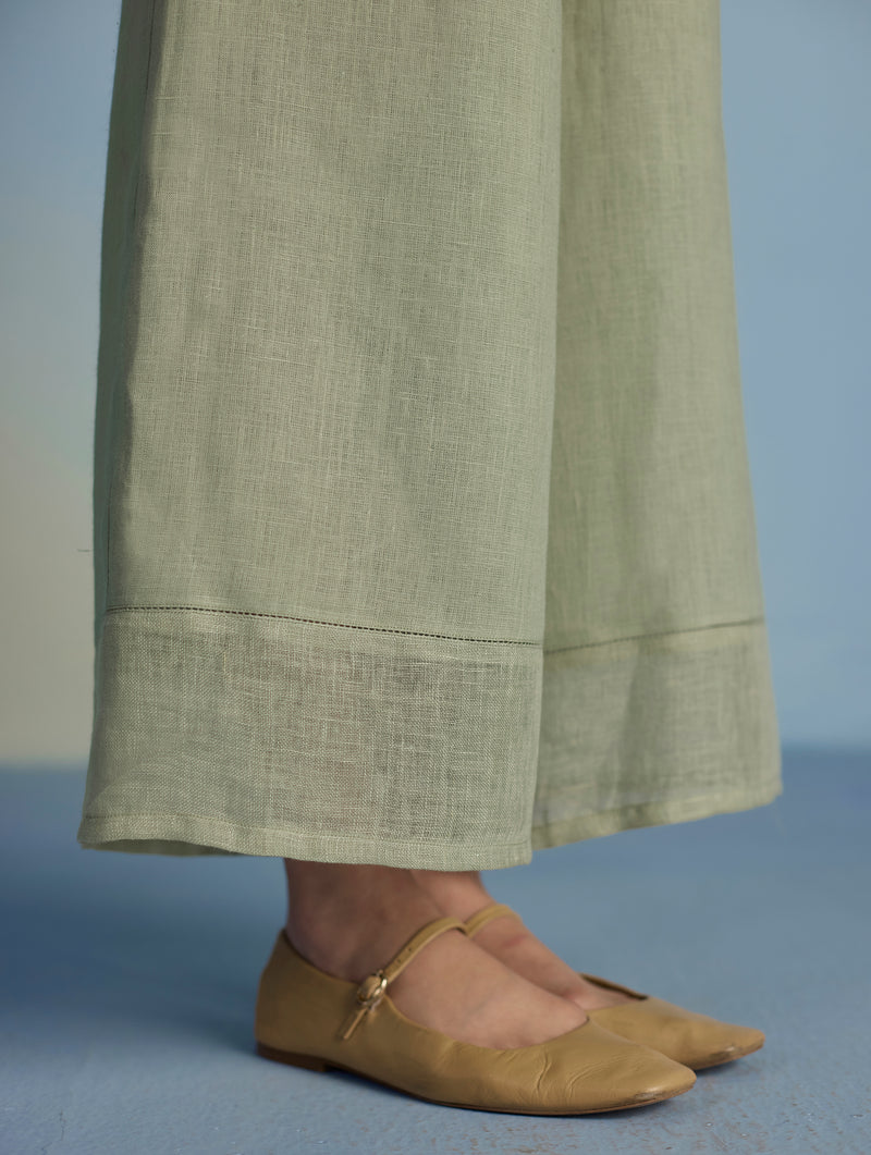 Mapa Linen Culottes - Mint