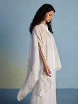 Osho Patchwork Kaftan Co-ord Set - White