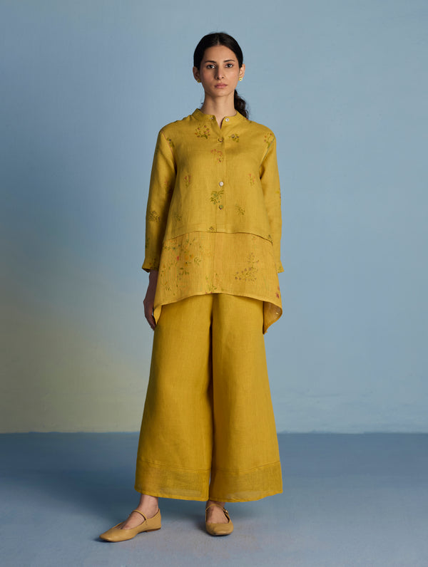 Mapa Linen Culottes - Ochre