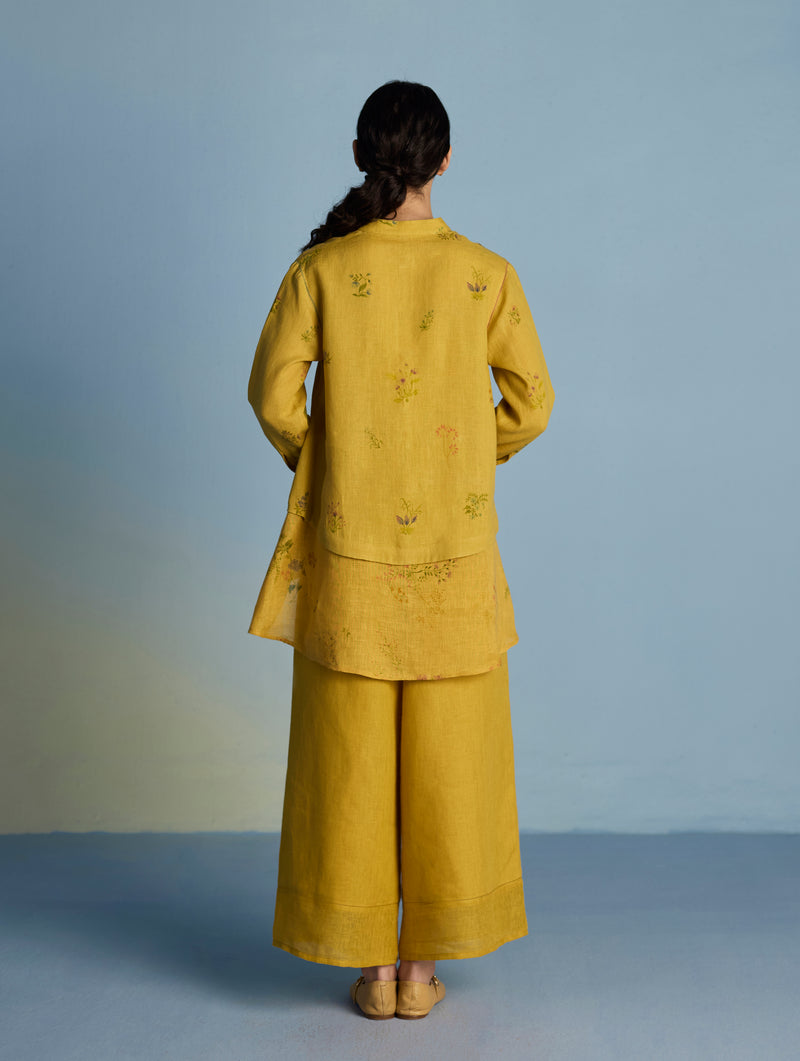 Mapa Linen Culottes - Ochre