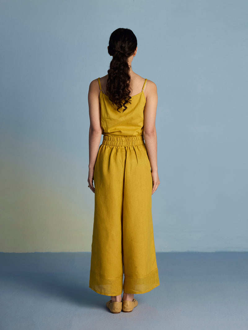 Mapa Linen Culottes - Ochre