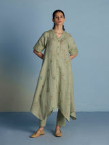 Inoya Linen Co-ord Set  - Mint