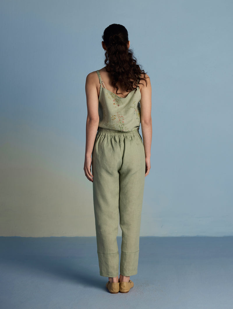 Kuya Timeless Linen Pant - Mint