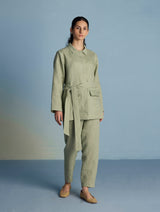 Nobu Signature Summer Linen Jacket - Mint