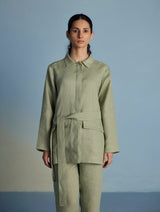 Nobu Signature Summer Linen Jacket - Mint