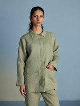 Nobu Signature Summer Linen Jacket - Mint