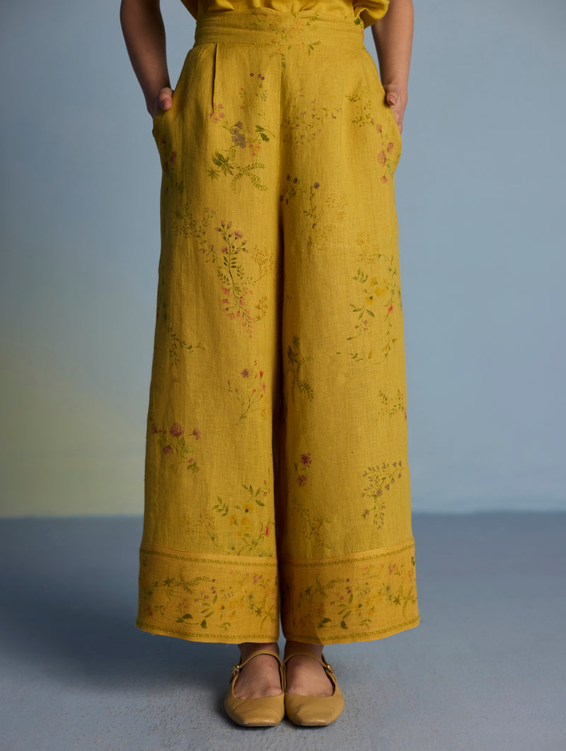 Alila Embroidered Oversized Co-ord Set -  Ochre